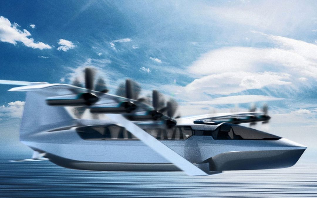 Le futur dans nos ports avec un ferry volant et électrique!